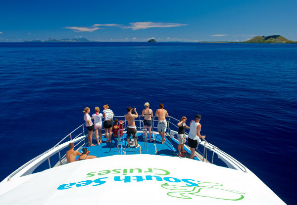 Three-Hour Finding Nemo Cruise in The Fijian Islands Adult Pass incl. a Trip to The Uninhabited South Sea Island in a Semi-Submarine Vessel - Options for Child Pass - Kids Four & Under Are Free