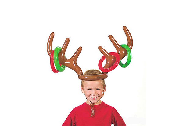 Christmas Reindeer Antler Ring Toss Game