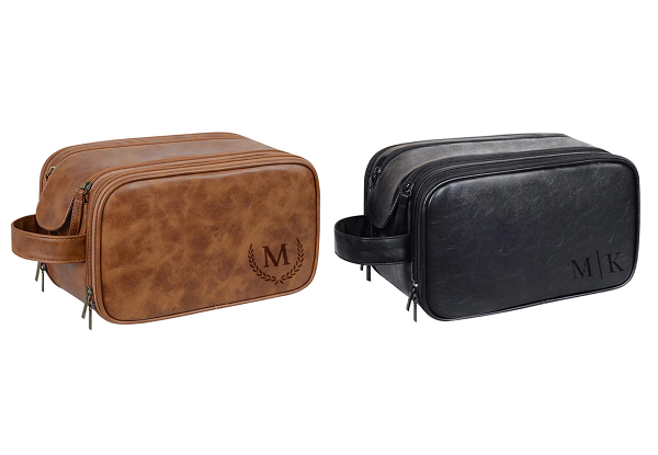 Personalised Men's Toiletry Bag