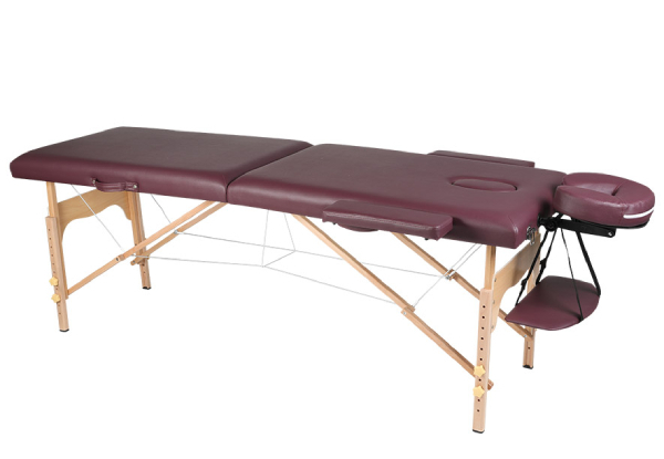 Two-Section Wooden Massage Table