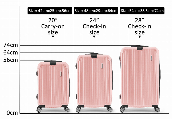 Travel Luggage Set • GrabOne NZ