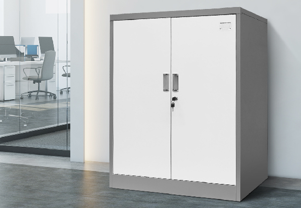Lockable Metal Filing Cabinet - Two Colours Available