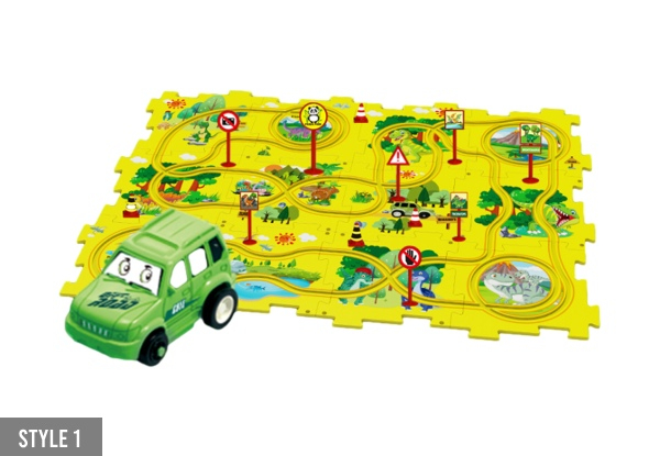 DIY Car Track Puzzle Play Set - Three Styles Available