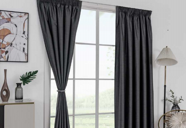 Pair of Thermal Readymade Curtains - Available in Three Colours & Six Sizes