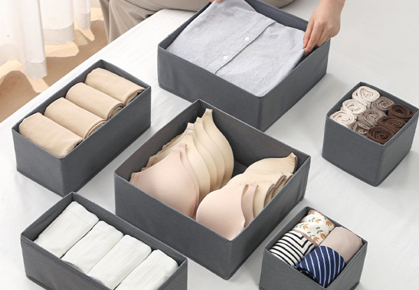 Foldable Clothes Drawer Organiser - Option for Two-Pack