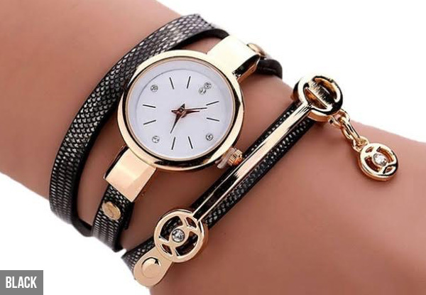 Snake Strap Bracelet Watches - Five Colours Available with Free Delivery