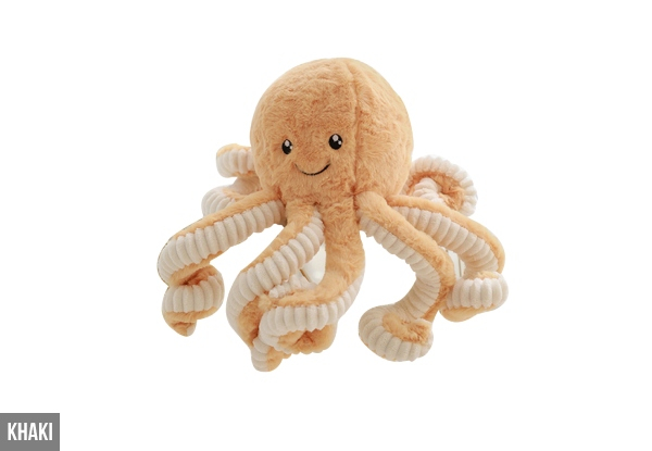 Octopus Plush Stuffed Toy - Five Colours & Four Sizes Available