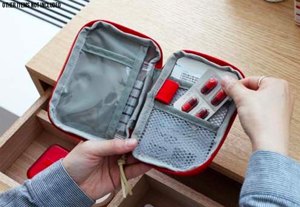 Travel First Aid Medicine Bag - Option for Two
