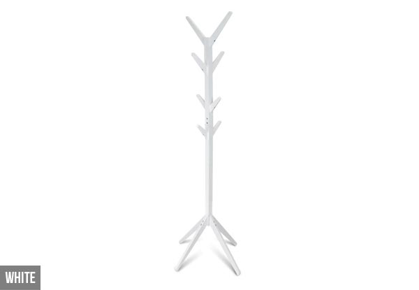 1.78m Wooden Hat/Coat Stand - Two Colours Available