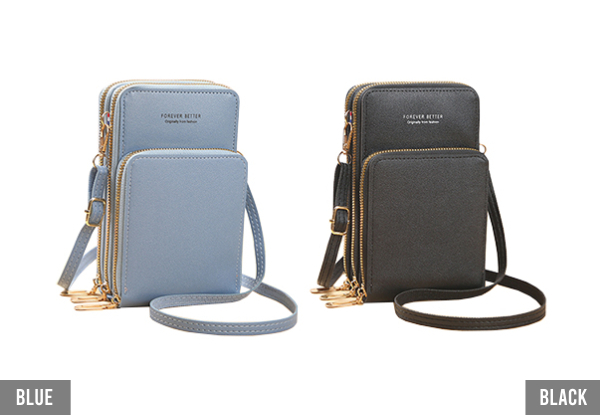 Crossbody Mobile Phone Bag - Eight Colours Available