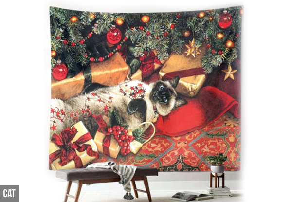 Christmas Wall Tapestry - Four Options & Three Sizes Available