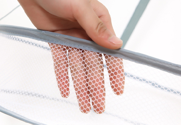 Foldable Double-Layer Hanging Mesh Drying Rack - Available in Two Sizes