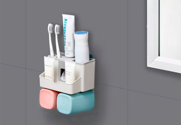 Multi-Functional Wall Mount Toothpaste Holder  - Two Sizes Available