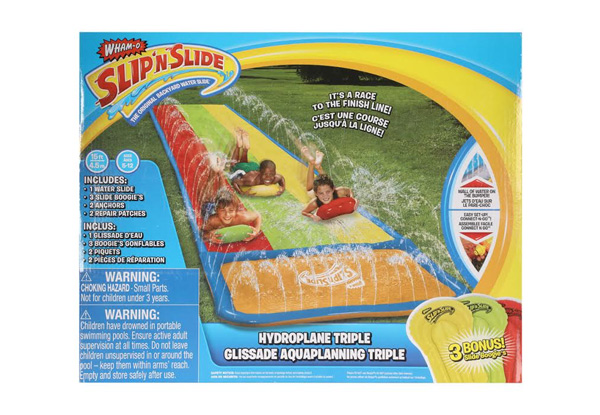 Wham-O Slip n' Slide Hydroplane Triple Inflatable Water Slide