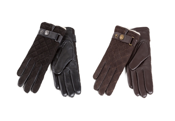 Ozwear Ugg Ladies Quilted Ts Gloves - Two Colours & Four Sizes Available