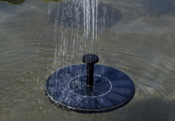 One Solar Automatic Fountain Pump - Option for Two