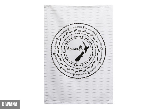 100% Cotton Large Kiwiana Tea Towels - Seven Styles Available