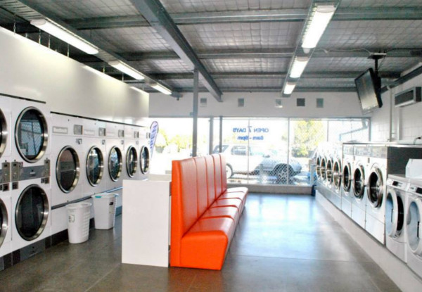 Premium Drop & Collect Full Laundry Service at Trendy New Laundromat in Mt. Eden - Option for Large or XL Wash Service Load, 30-Minutes Dry, Softener & Soap