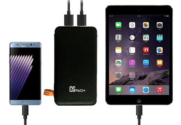 20000mAh Dual USB Solar Power Bank