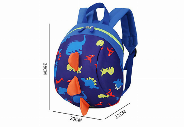 Dinosaur Toddler Backpack with Leash - Four Colours Available