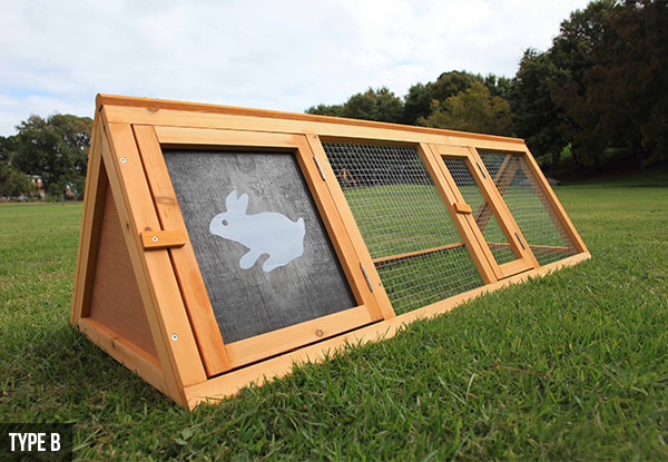 Small Wooden Pet Hutch - Four Options Available
