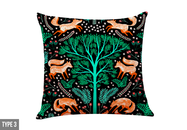 Night Forest Cushion Cover - Six Styles Available
