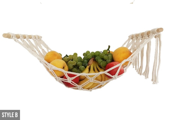 Fruit Storage Hammock - Three Styles Available