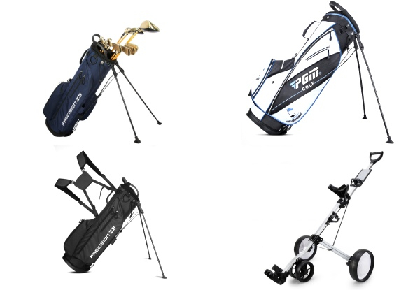 Golf Equipment Range - Option for Golf Bracket Bag or Golf Bag Trolley