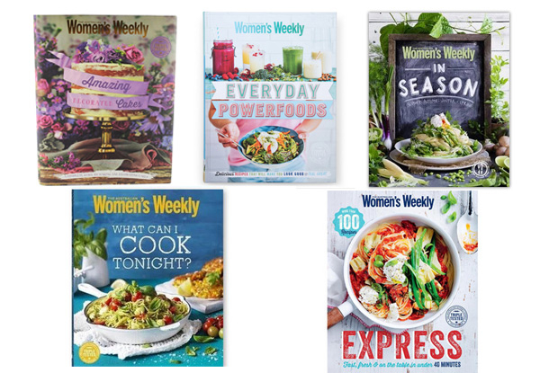 Women's Weekly Hardcover Book Range -Five Books & Options for all Five Available