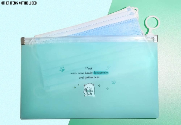 Four-Pack of Fashion Face Mask Bags