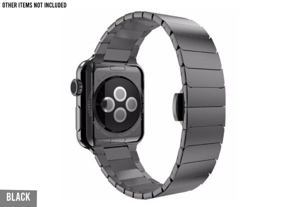 Stainless Steel Watch Band Range - Compatible With Apple Watch - Five Colours Available