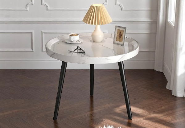 Minimalist Round Coffee Table - Available in Three Colours