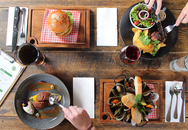 $50 Inner-City Brewbar Feast & Drink Voucher - Valid for Lunch & Dinner