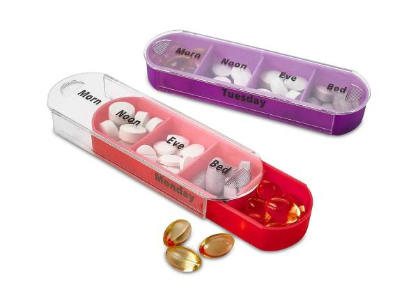 Weekly Seven-Day Pill Organiser