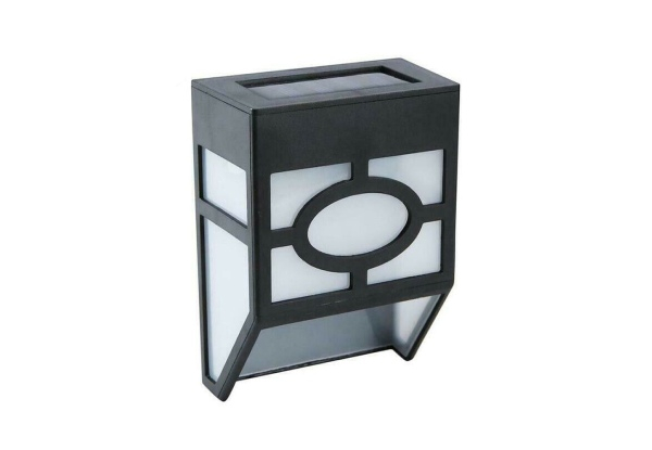 Solar LED Outdoor Wall Mounted Sensor Light - Two Colours Available