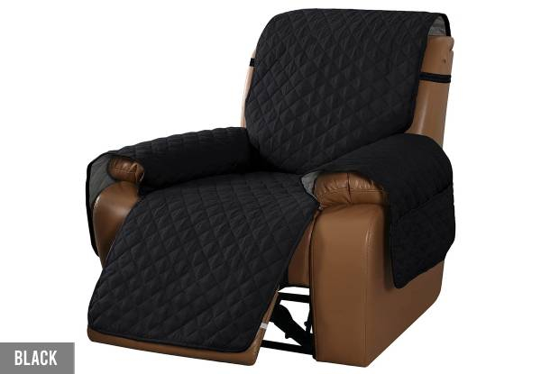 Water-Resistant Split Recliner Couch Cover - Available in Four Colours & Three Sizes