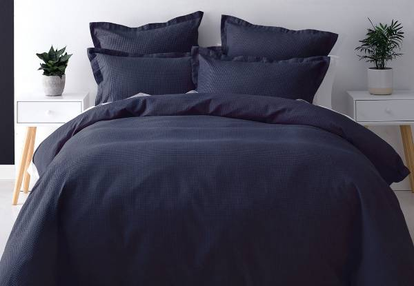 Nova Duvet Cover Set - Available in Four Colours, Three Sizes & Option for Extra European Pillowcase
