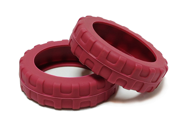 Eight-Piece Luggage Wheel Silicone Covers - Available in Two Colours & Two Sizes