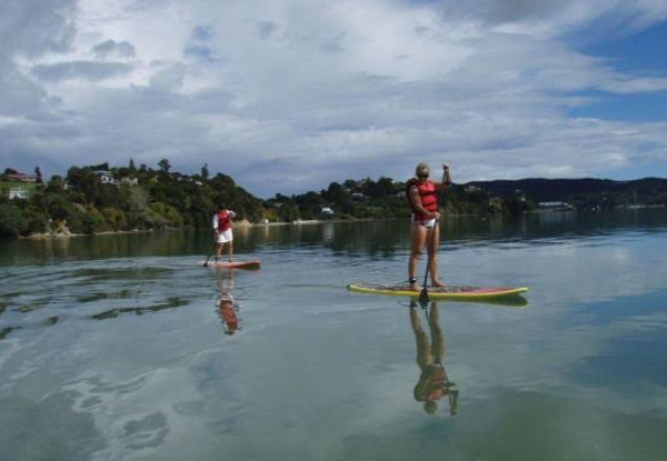 70-Minute Beginner Paddleboard Lesson for One - Options for up to Four People - Valid from 7th January