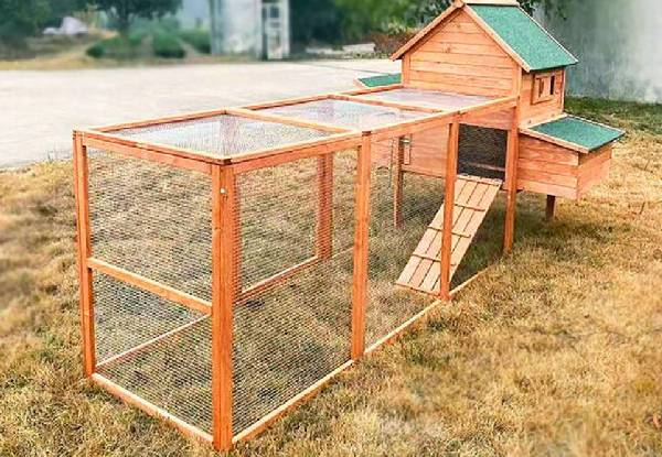 Wooden Chicken Coop - Four Options Available