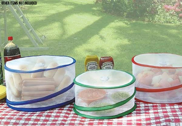 Three-Pack of Pop Up Food Covers
