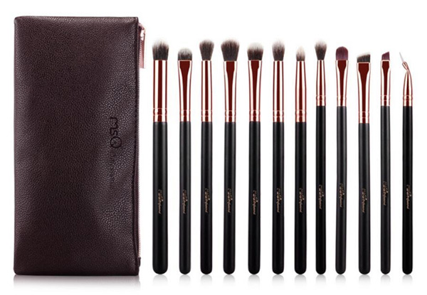 12-Piece Make-Up Brush Set with Free Delivery