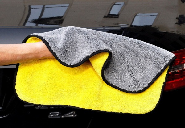 Double-sided Microfiber Cleaning Towel for Car