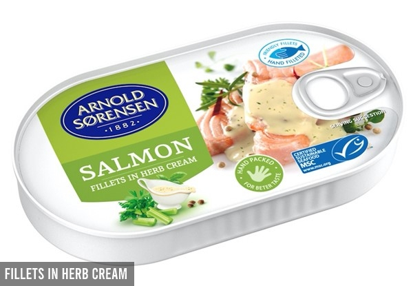 36-Pack of 200g Arnold Sorensen Wild Salmon - Two Flavours Available