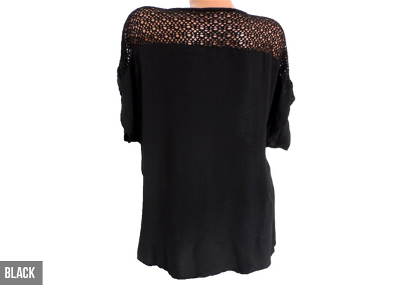 Embroidered Summer Top - Five Colours Available