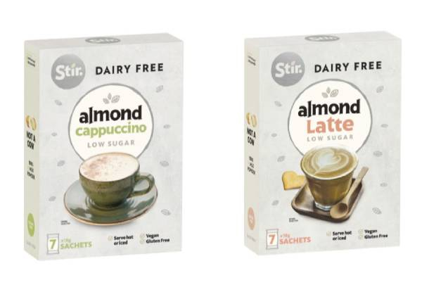 42-Pack of Vegan Almond Milk Hot Drink Mixes - Two Flavours Available