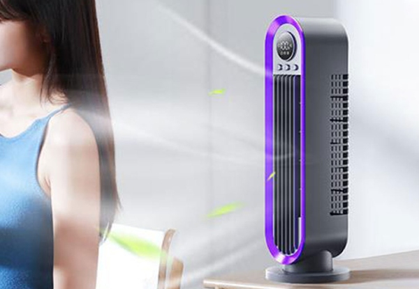 Desk Tower Bladeless Electric Fan - Two Colours Available