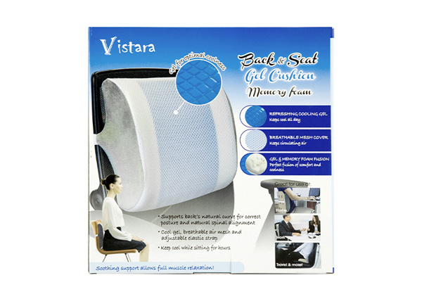 Vistara Air Vent Back & Seat Gel Cushion