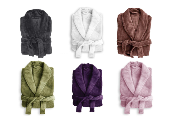 Plush Robes Range - Ten Colours & Three Sizes Available