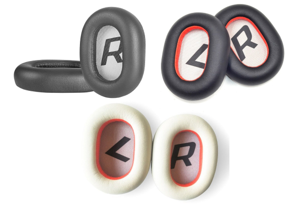 Two-Piece Replacement Ear Pad Cushion Compatible with Plantronics Backbeat Pro 2 Headphones - Available in Three Colours